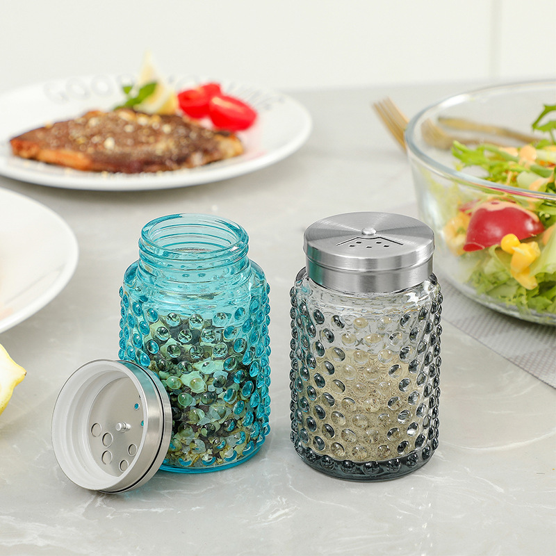 304 stainless steel lid glass barbecue seasoning bottle 28