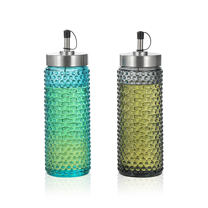 Household 304 stainless steel oil bottle with lid 27 01