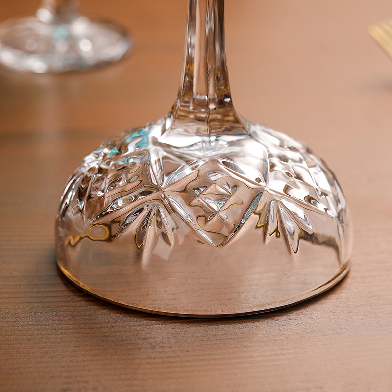 Household embossed glass whiskey glasses 14