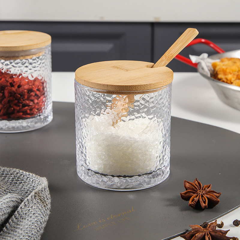 Japanese-style creative glass sealed storage jar 30
