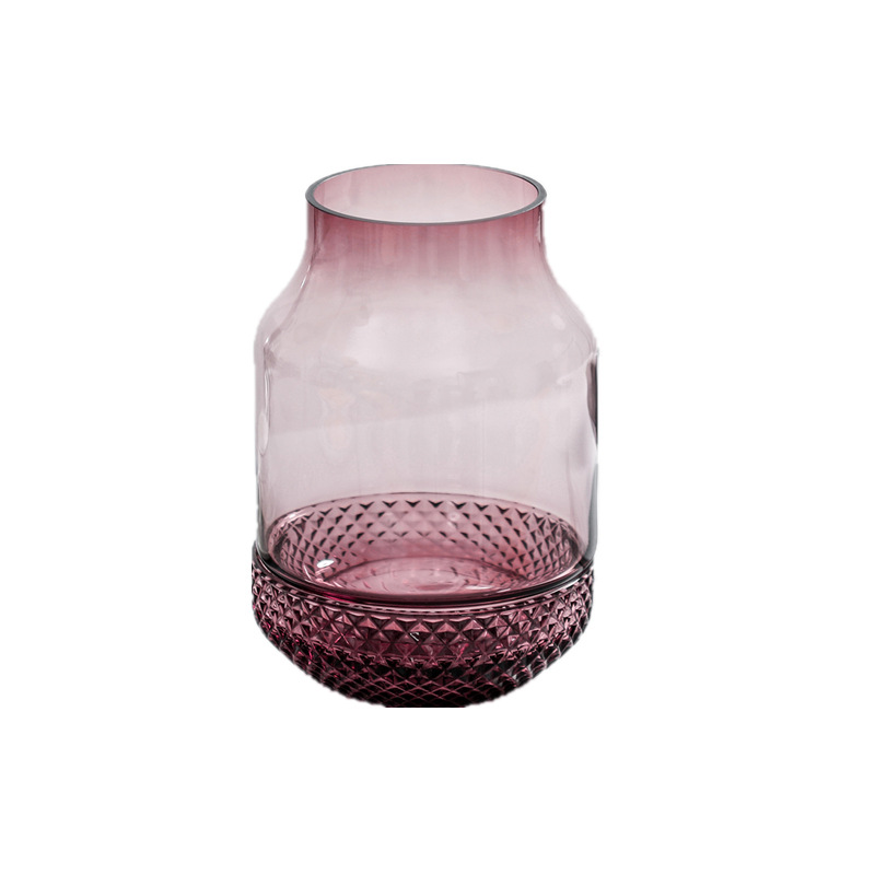 Nordic colored glass vase for home decoration 56